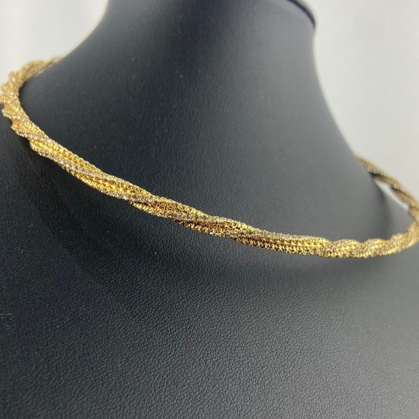 Choker Rígida Strass Torcidos - Imagem 2