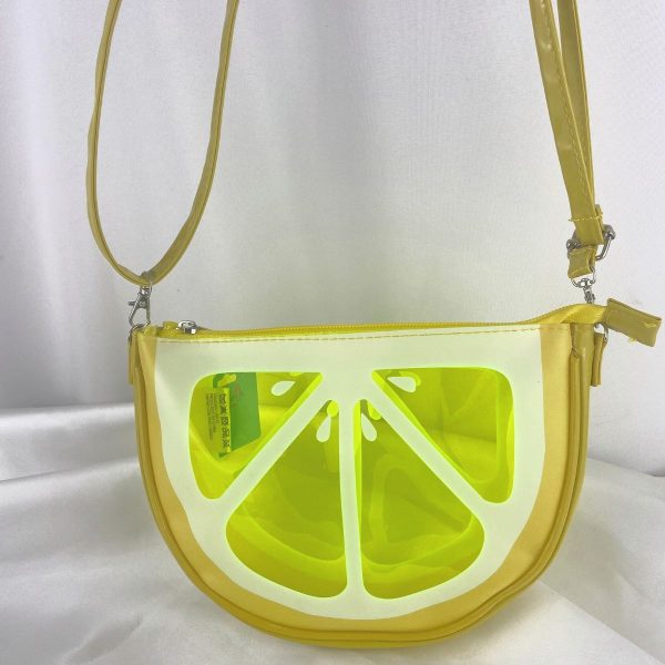 Bolsa Infantil Transversal Limão Transparente - Imagem 3