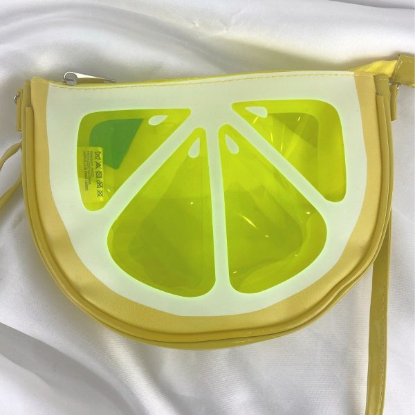 Bolsa Infantil Transversal Limão Transparente - Imagem 2
