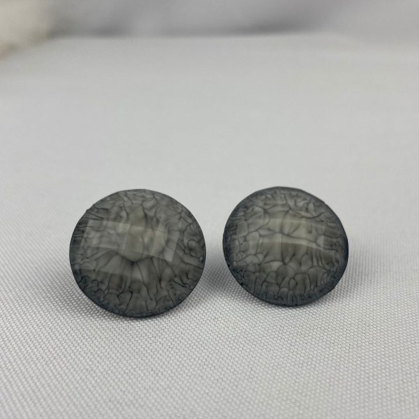 Brinco Botão Vitrificado