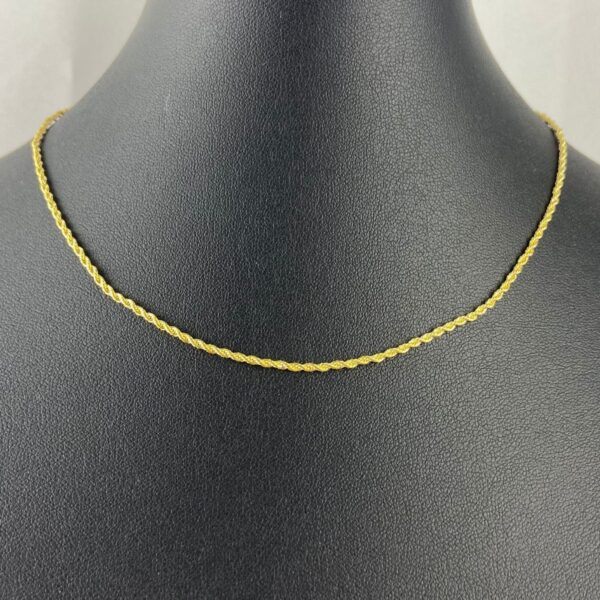 Choker Trançada Dourada