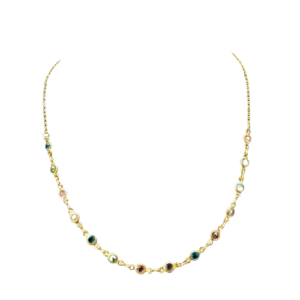 Choker Pedras Coloridas