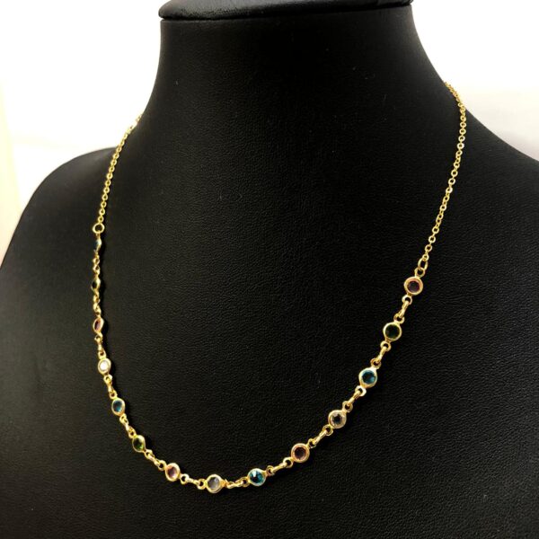 Choker Pedras Coloridas - Imagem 3