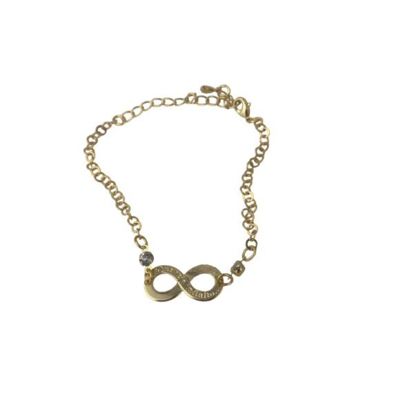Pulseira Com Pingente do Símbolo do Infinito