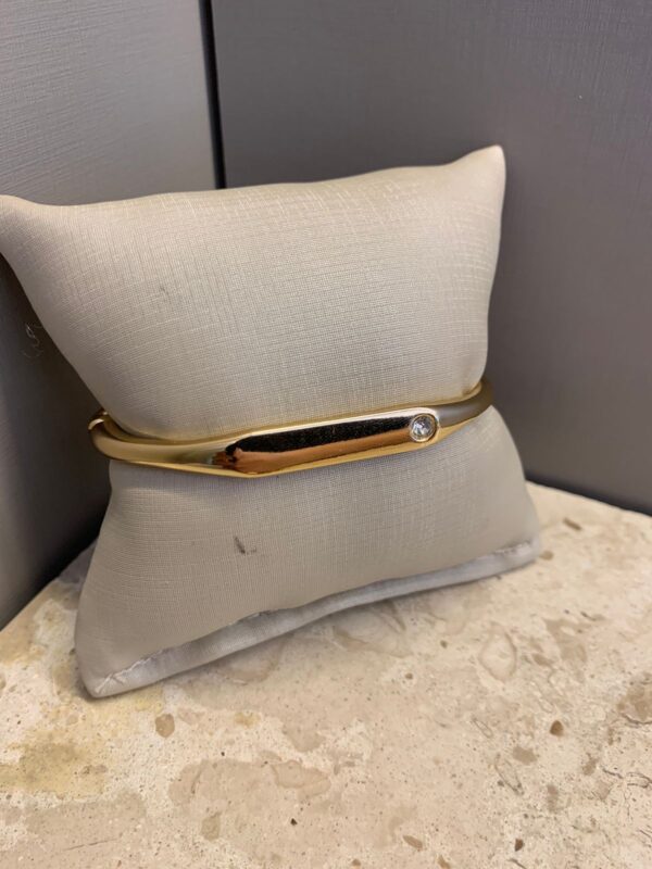 Bracelete Dourado Ponto De Luz - Imagem 4