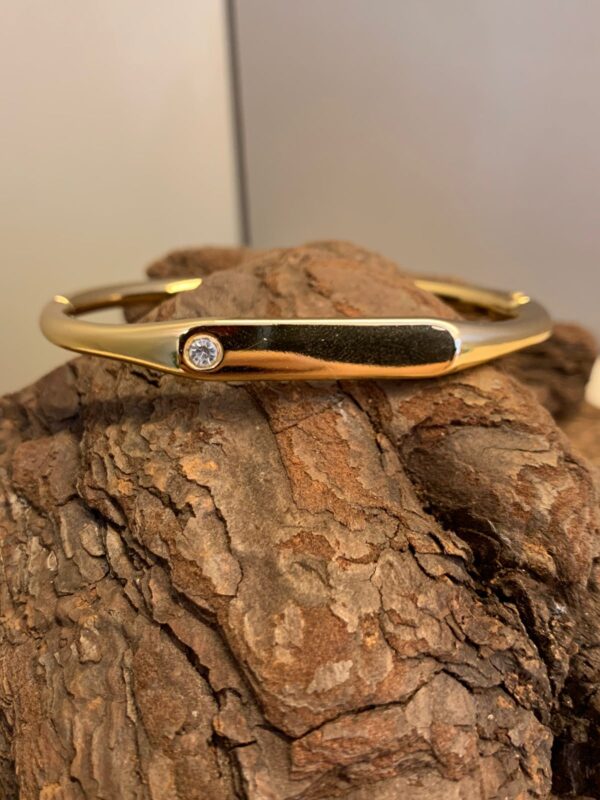 Bracelete Dourado Ponto De Luz - Imagem 5