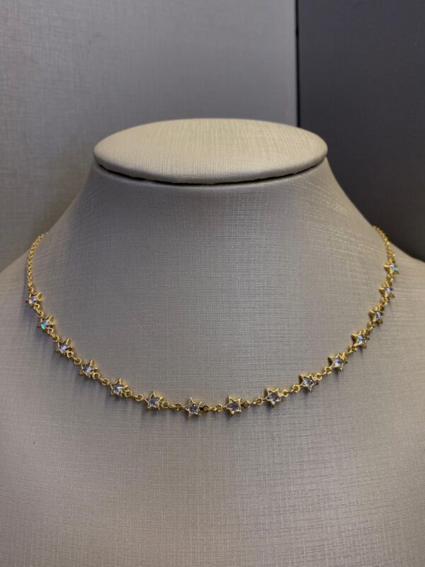 CHOKER COM PINGENTES DE ESTRELAS - Imagem 3