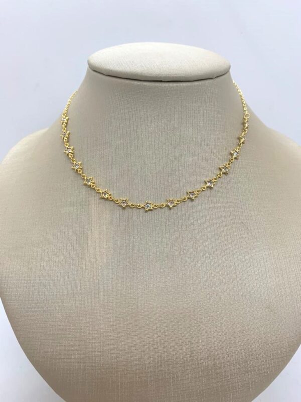 CHOKER COM PINGENTES DE ESTRELAS - Imagem 2