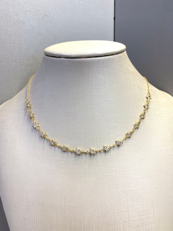 CHOKER COM PINGENTES DE ESTRELAS - Imagem 2